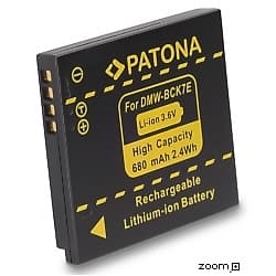 Batteri för Panasonic DMW-BCK7E 680mAh 3.6V