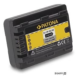 Batteri för Panasonic VW-VBL090 770mAh 3.6V