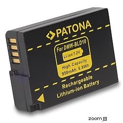 Batteri för Panasonic DMW-BLD10 950mAh 7.2V