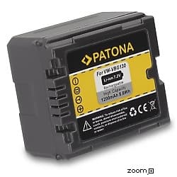 Batteri för Panasonic VW-VBG130 1200mAh 7.2V