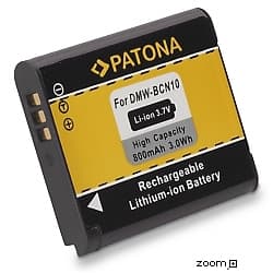 Batteri för Panasonic DMW-BCN10 800mAh 3.7V