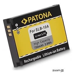 Batteri för Samsung SLB10a 750mAh 3.7V