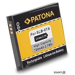 Batteri för Samsung SLB07A 720mAh 3.7V