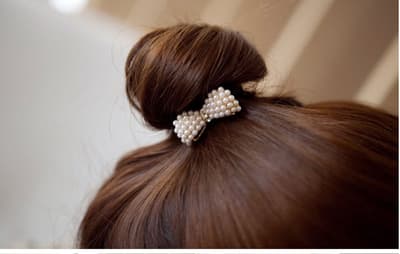 Bowknot Pearls Hårband