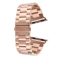 Pikkukuva 4 / 11: Butterfly Buckle 3 Beads Stainless Steel Apple Watch 42mm