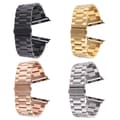 Pikkukuva 1 / 11: Butterfly Buckle 3 Beads Stainless Steel Apple Watch 42mm