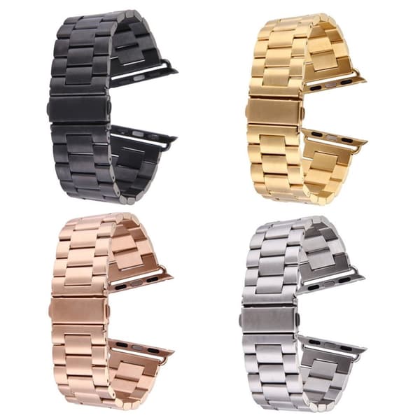 Butterfly Buckle 3 Beads Stainless Steel Apple Watch 42mm