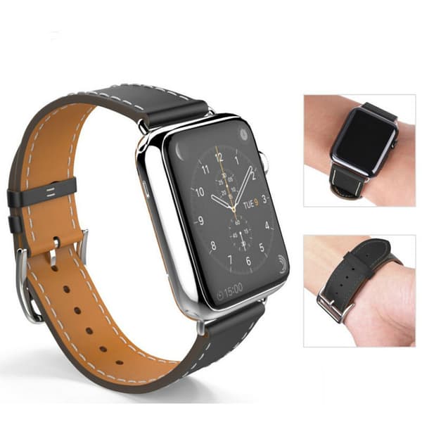 Äkta läder armband till Apple Watch 38mm