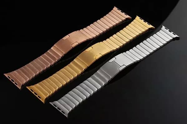Butterfly Buckle Stainless Steel Apple Watch 38mm