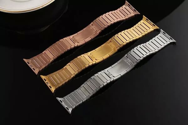 Butterfly Buckle Stainless Steel Apple Watch 38mm