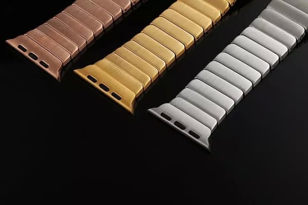 Butterfly Buckle Stainless Steel Apple Watch 38mm