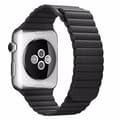 Miniatyrbild 7 av 11: För Apple Watch 38mm Loop magnetlåsspänne  läder armband