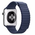 Miniatyrbild 8 av 11: För Apple Watch 38mm Loop magnetlåsspänne  läder armband