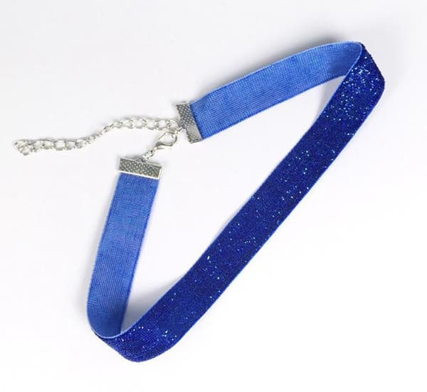 Choker - Glitter - Blue