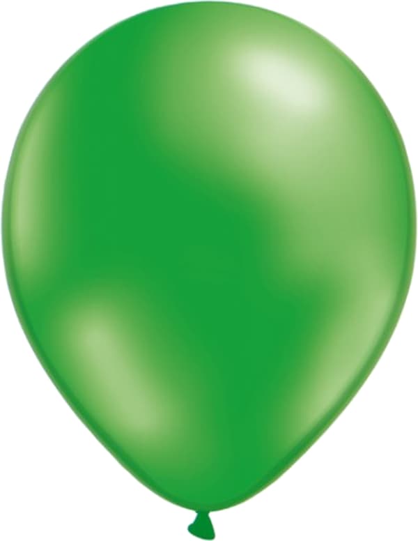 24 stk latex balloner grøn metallic og brun - 30 cm / 12"