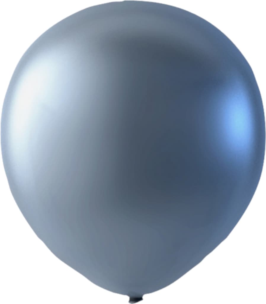 Ballonger Latex Naturgummi Fest, kalas födelsedag Silver 10-pack