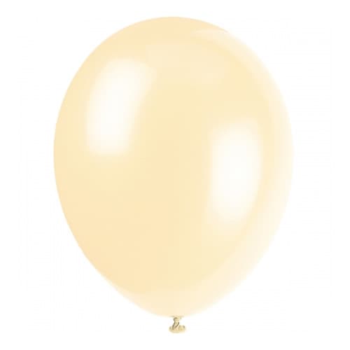 Ballonger Mix 24-pack Ivory Rosa Guld - Latexballonger för Bröllop, Babyshower, Födelsedag & Festdekoration