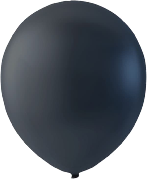 Sorte latexballoner - 10-pak til festpynt, halloween, fødselsdage og nytårsfester
