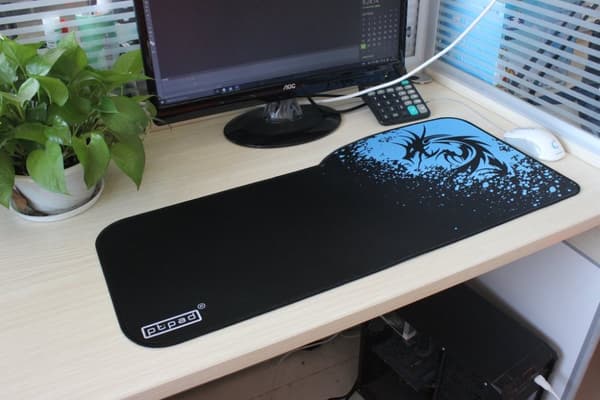 XXL Dragon mönstrad E-sport keyboard musmatta, storlek: 73 cm x 33/28 cm