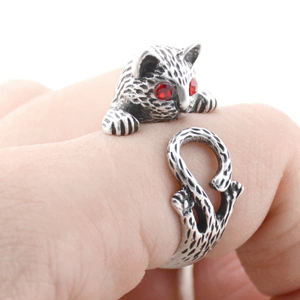Ring - Cat - Tail - Red Eyes