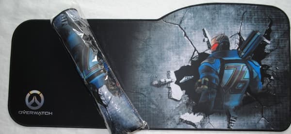 XL Overwatch  E-sport keyboard musmatta, storlek: 73x33/28 cm