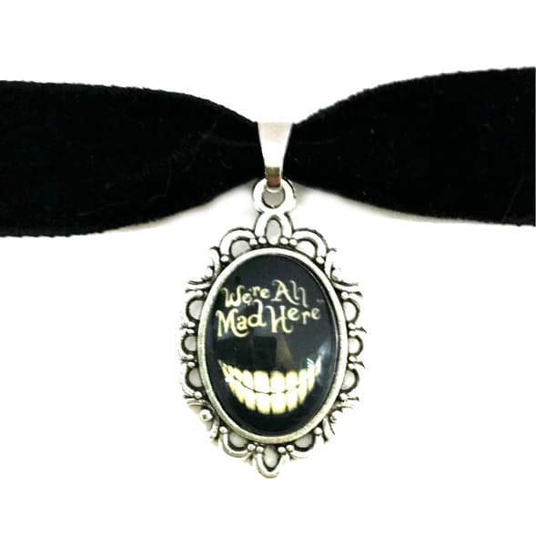 Choker - We're all mad here - Velvet