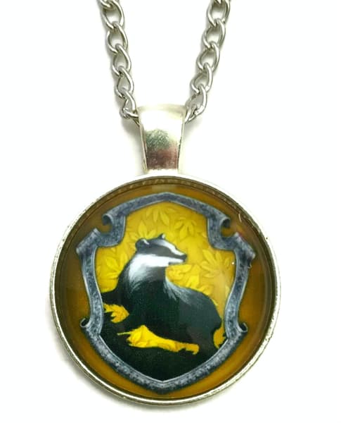 Halsband Hufflepuff Hogwarts Elevhem Harry Potter Silver
