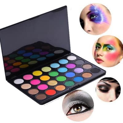 Eye Shadows - 28 different colors contour palette with lid