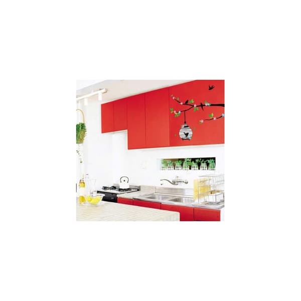 Wall Sticker - Tree with Bird Cage
