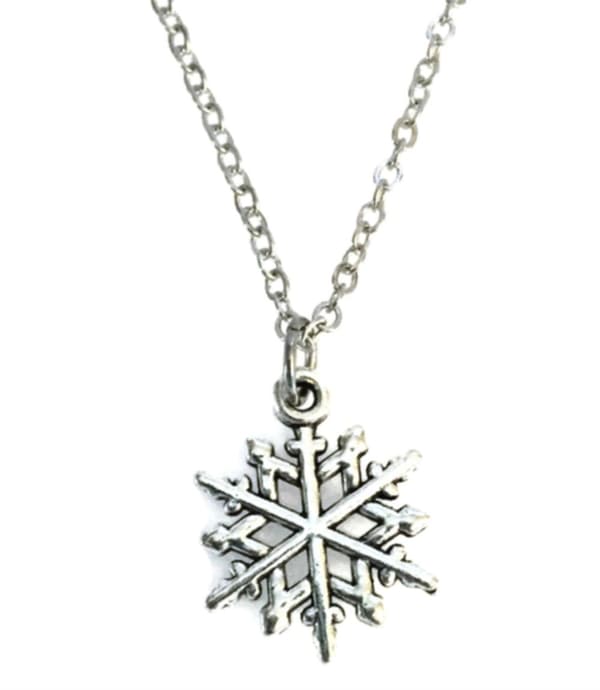 Örhängen Halsband 3-delat Set Snöflinga Snö Stjärna Jul/Vinter