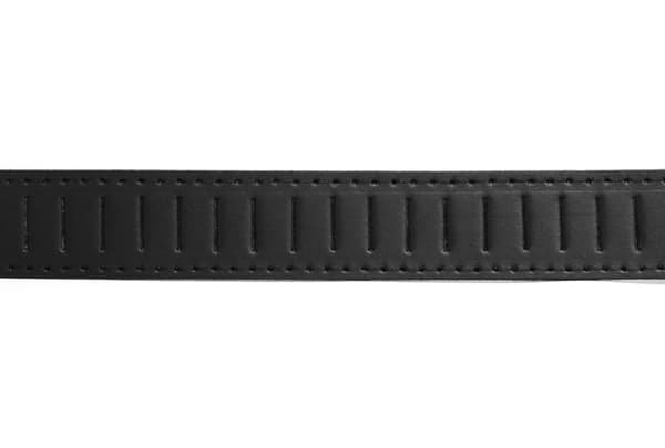 Svart 35mm jeansbälte i kalvläder