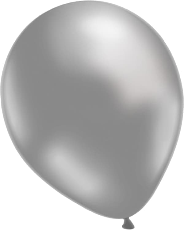 12 stk latex balloner sølv og guld - 30 cm / 12"