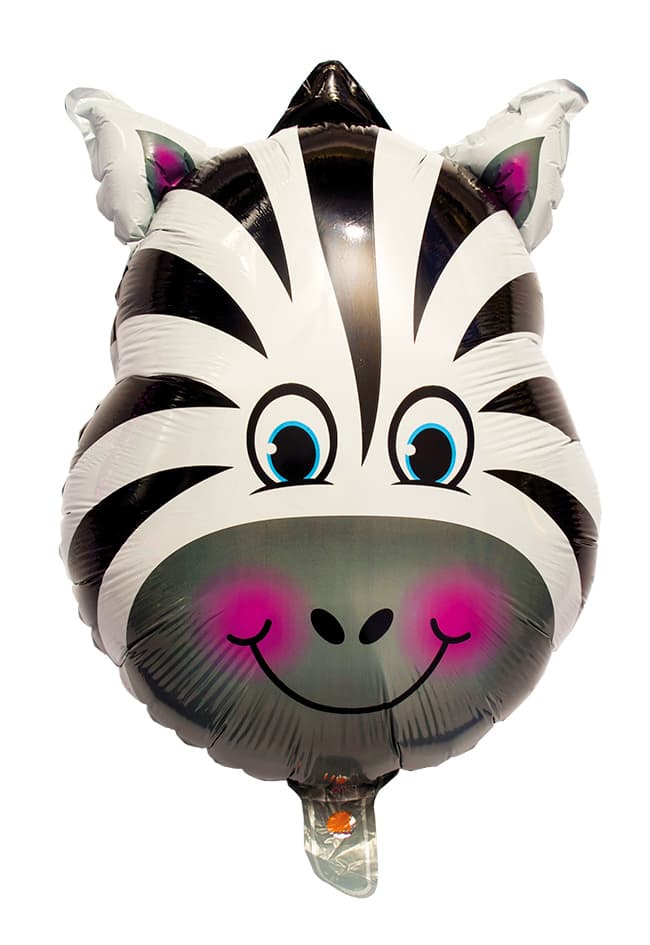 Folieballong Zebra 56cm