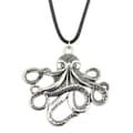 Miniatyrbild 1 av 2: Halsband Bläckfisk Havsdjur Octopus Kraken Silver