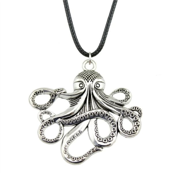 Necklace - Octopus - Kraken - Cthulhu - Silver