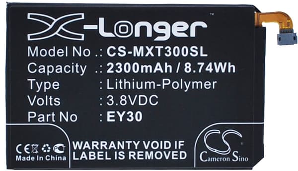 Batteri för Moto X 2nd 2015 EY30 2300mAh