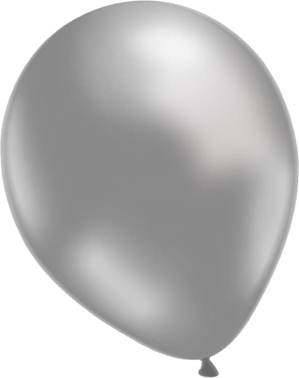 Balloner Sølv & Lyserød Metallic - Premium Latex Materiale til søde, trendy og luksus begivenheder