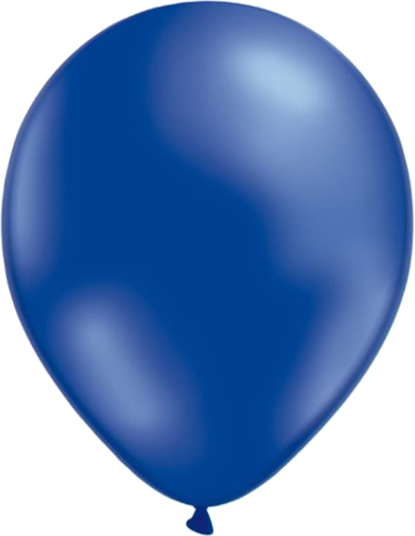 Ballonger 12- pack blandat Ljusblå Blå Metallic