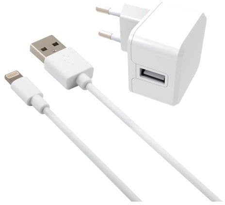 Essentials Wall Charger with Lightning 2,4A