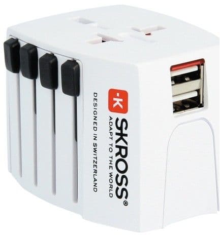 Skross Muv USB Världsadapter