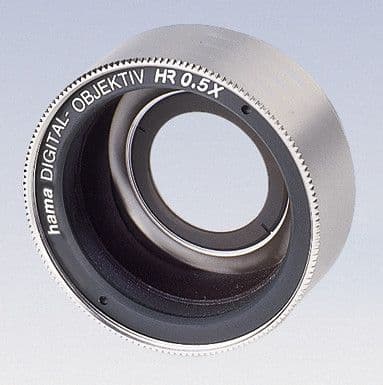 Vidvinkel 0,5x Digital 37mm
