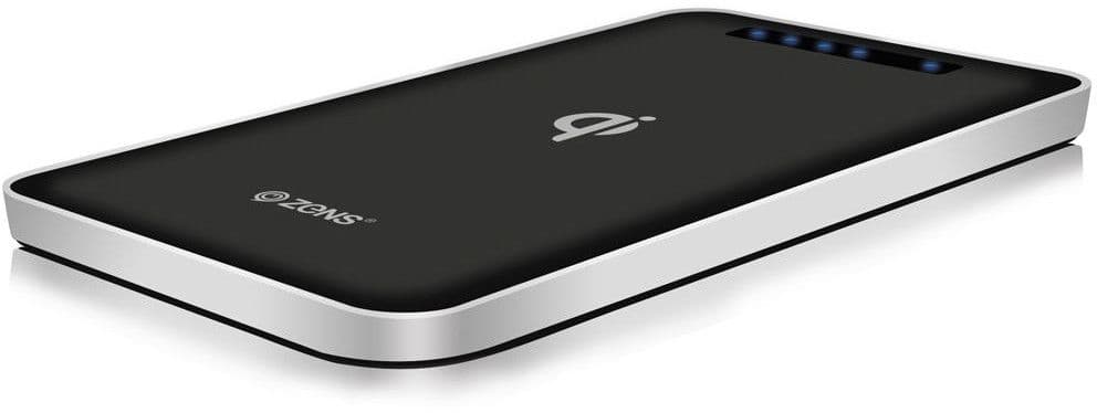 Zens Powerbank Qi Charger Black 4500mAh