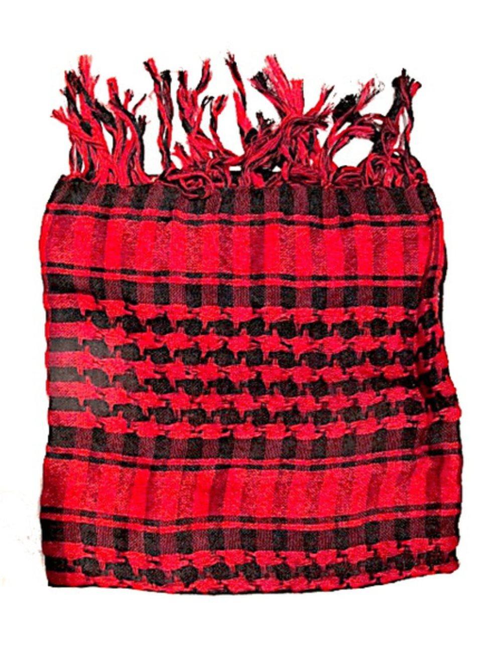 Palestinasjal - Röd och Svart - scarf
