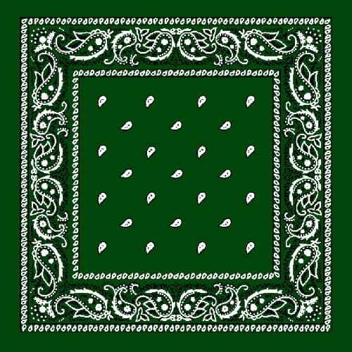 Grön Paisley Bandana