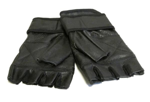 Skinnhansker uten finger - svart