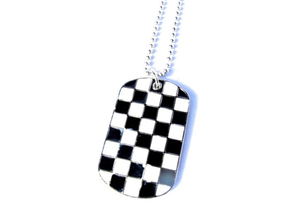 Dog Tag Halskjede Checkers