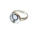 Miniatyrbillede 2 af 2: Ring - Female Symbol - Venus - Black/White