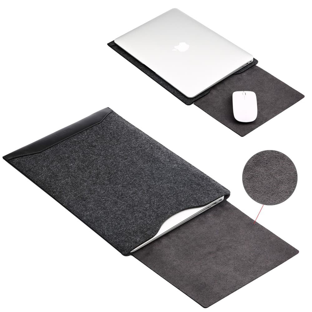 Soyan Apple Macbook Leather Pouch Case 13"