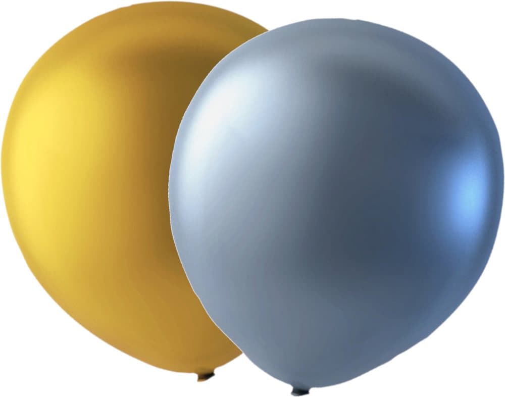 Ballonger 24-pack mix Guld och silver