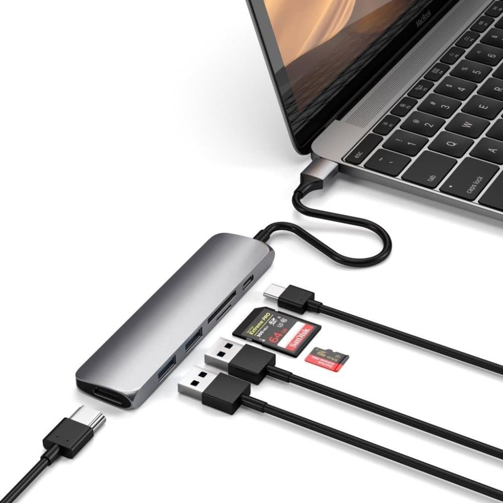 -Satechi Slim USB-C Multi-port adapter V2